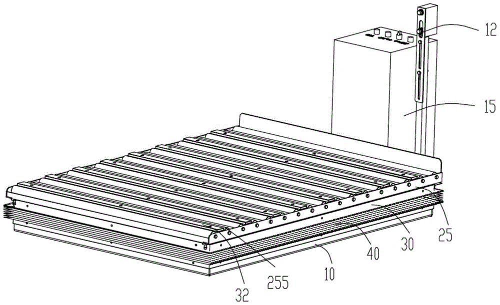 Material bearing platform