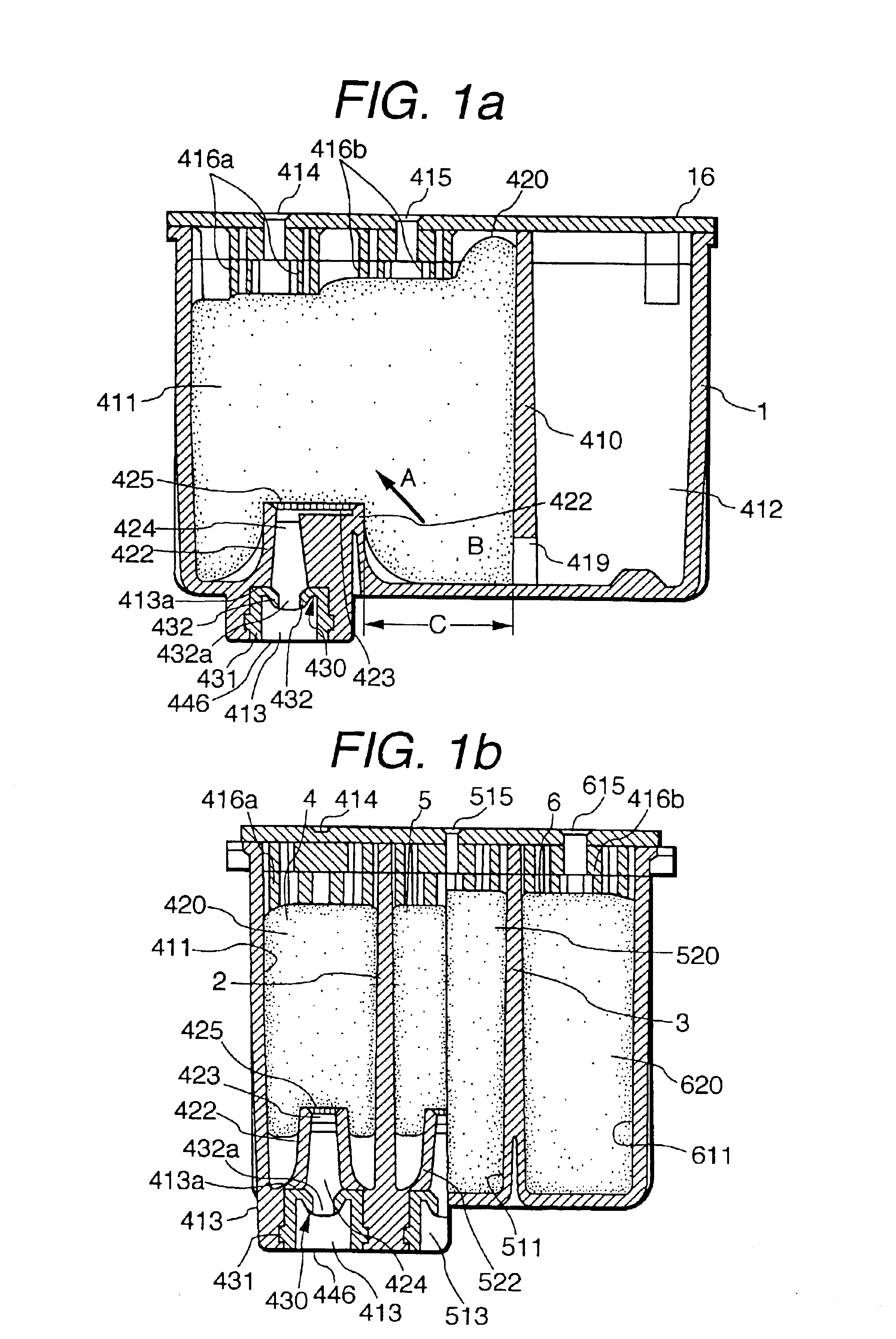 Ink cartridge for ink jet printer and method of charging ink into said cartridge