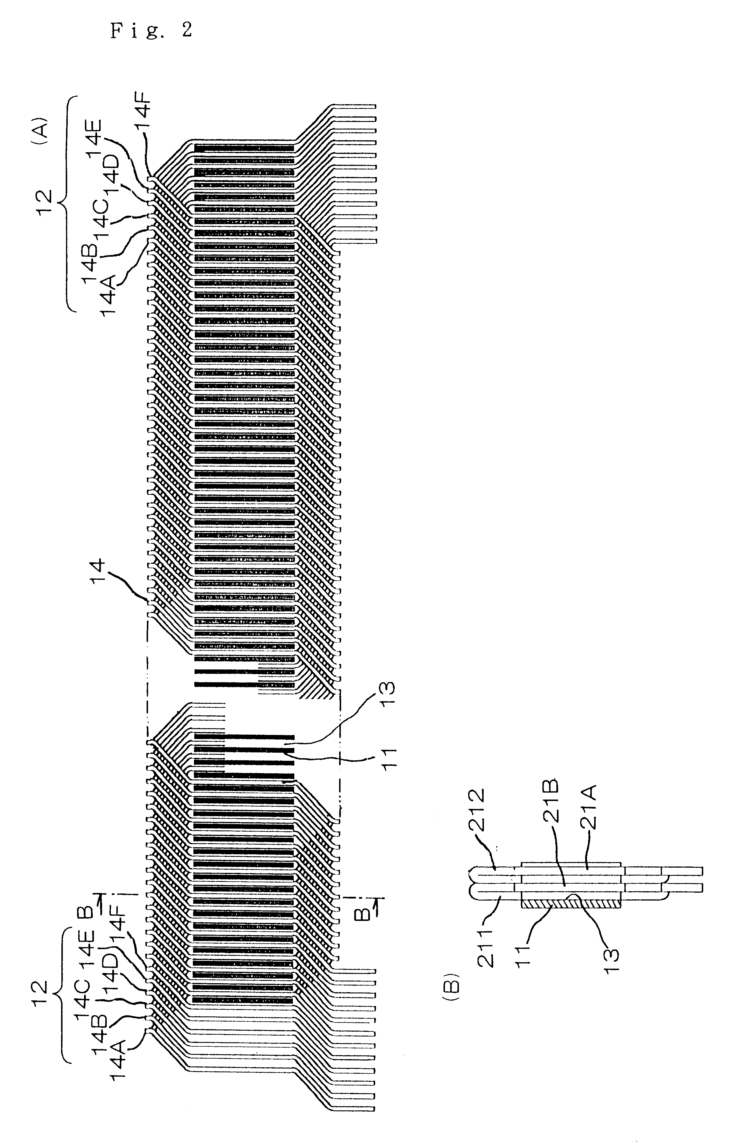 Coil assembly of rotating electrical machinery and method for producing the same, and stator of rotating electric machinery using the same coil assembly