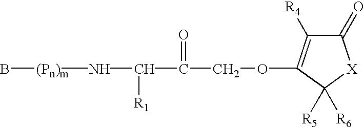 Alpha-(1,3-dicarbonylenol ether) methyl ketones as cysteine protease inhibitors