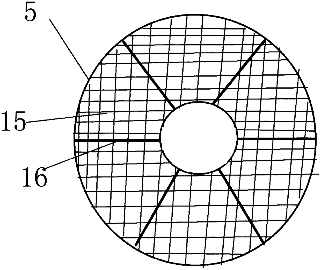 Foreign matter removal device for high-voltage transmission line