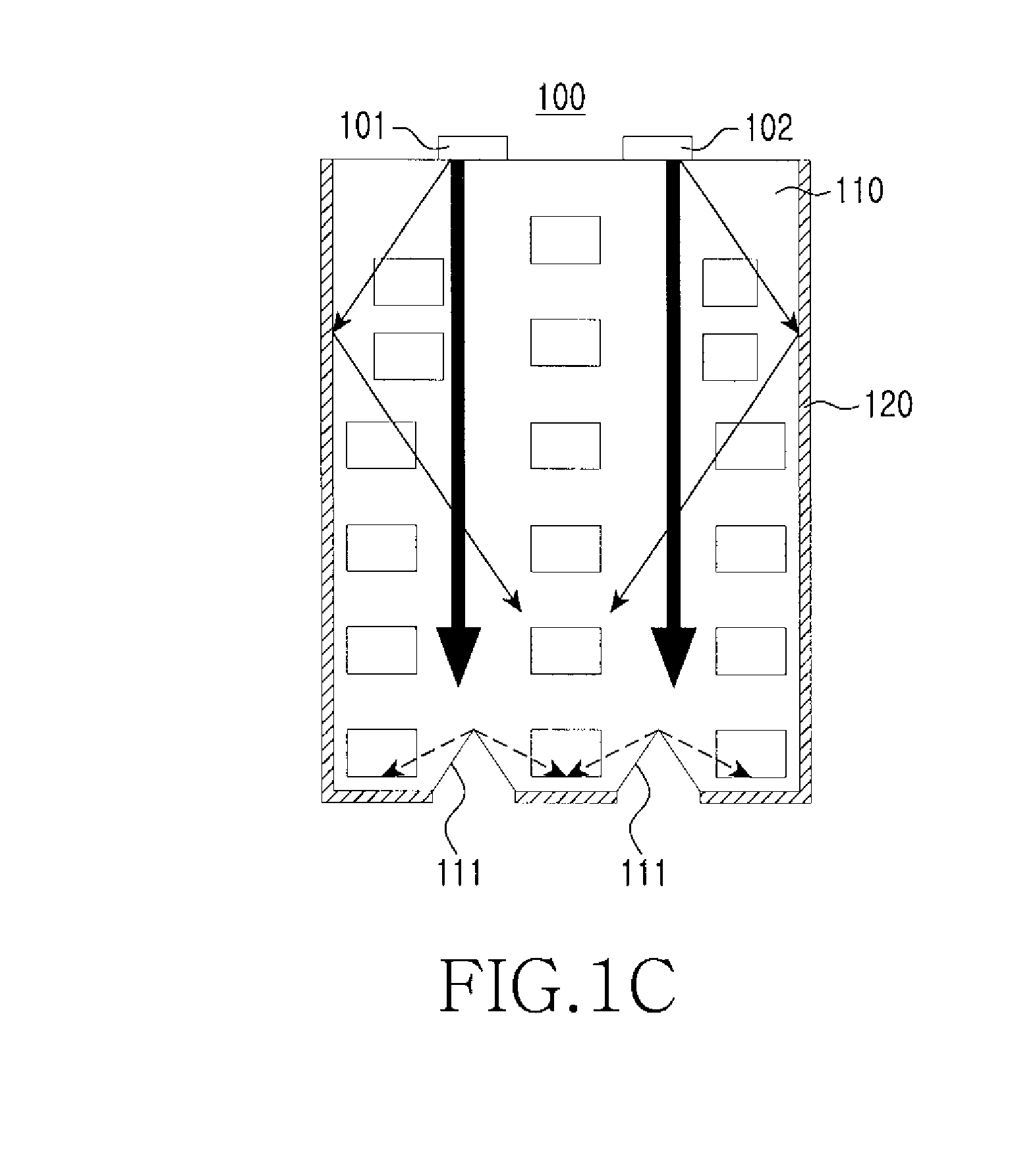 Waveguide member and keypad assembly using the same