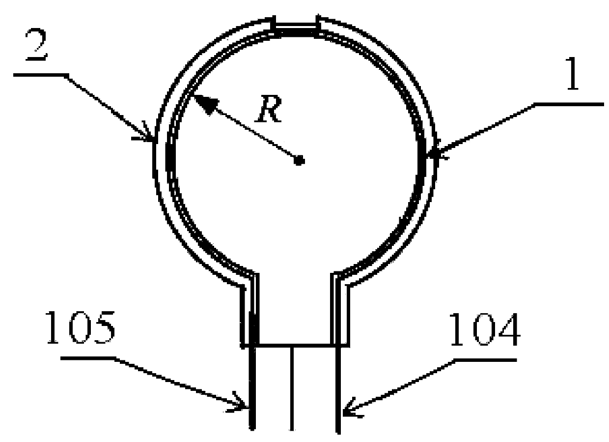 Polyvinylidene fluoride (PVDF) ultrasonic transmitter with double-cylinder structure