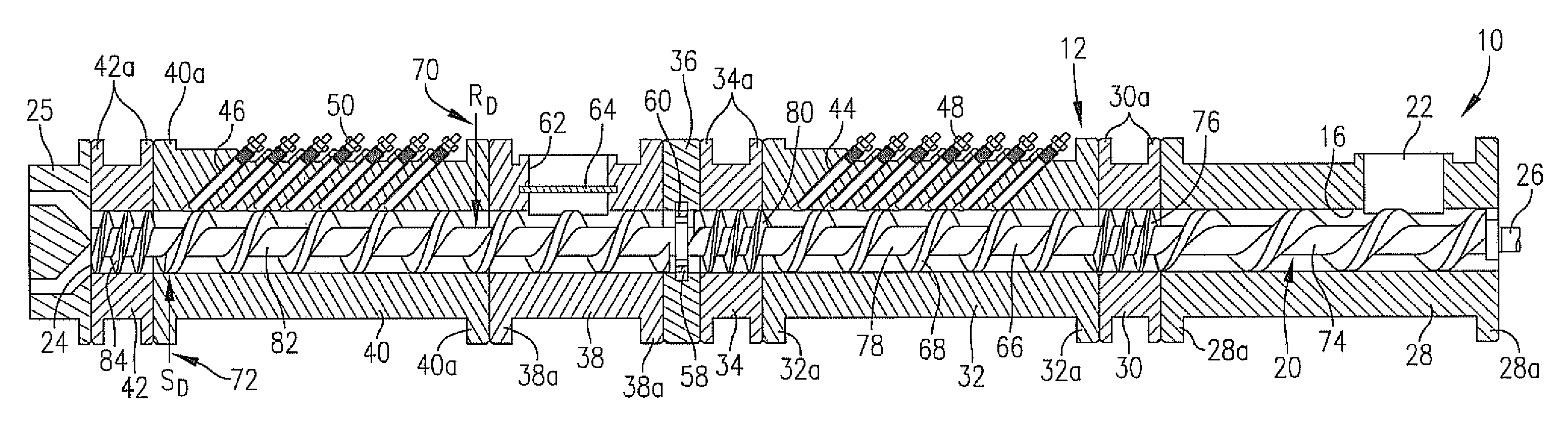 Method and apparatus for producing fully cooked extrudates with significantly reduced specific mechanical energy inputs