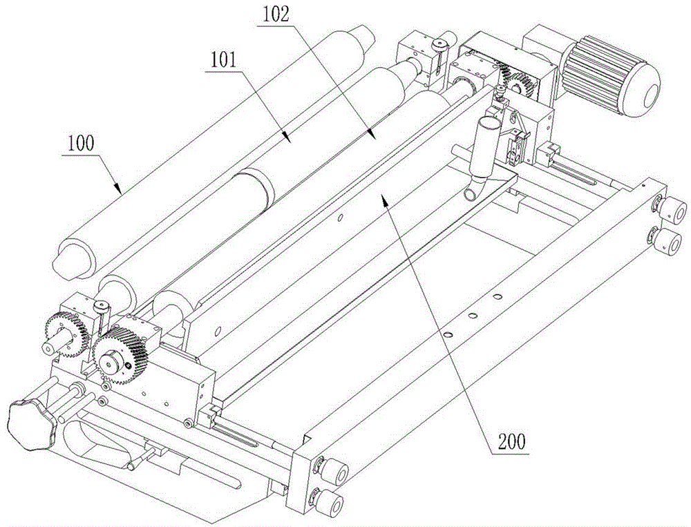 Printing and dyeing mechanism of a printing machine