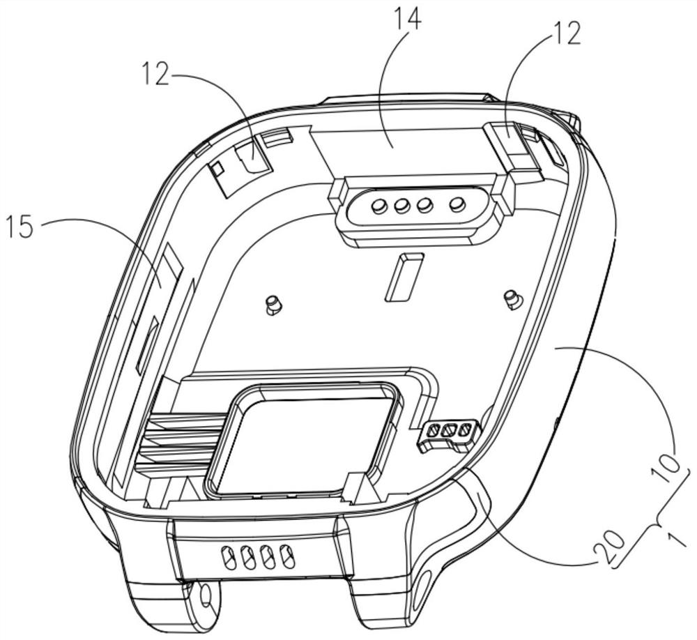 A metal watch case and its smart wearable device