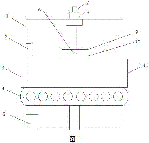 Sterilizing device with position adjustable microwave generators