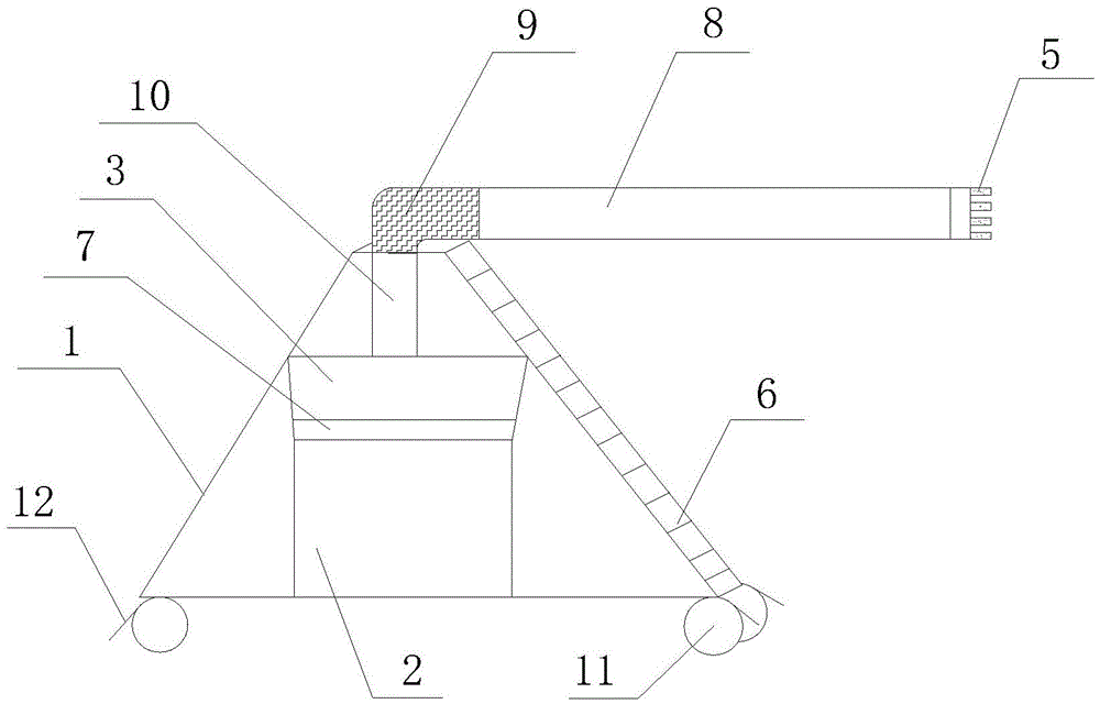 Flocking cleaning device