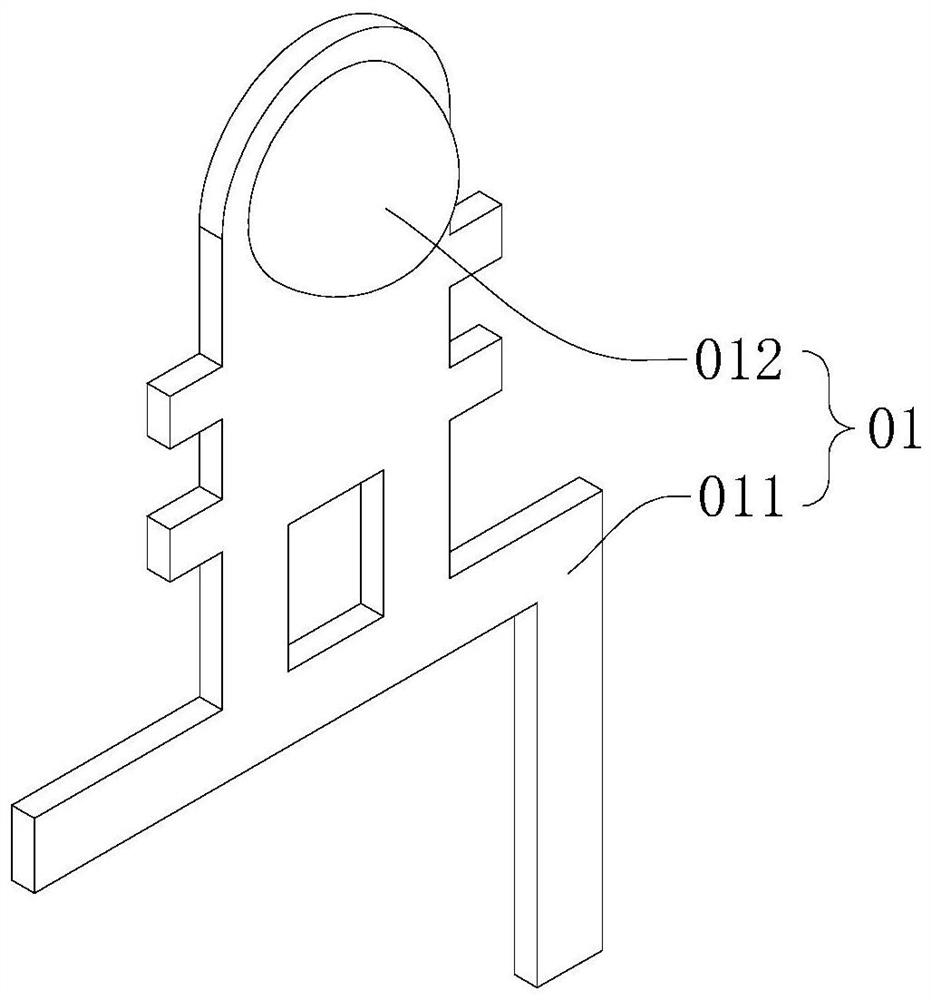 A relay contact installation mechanism