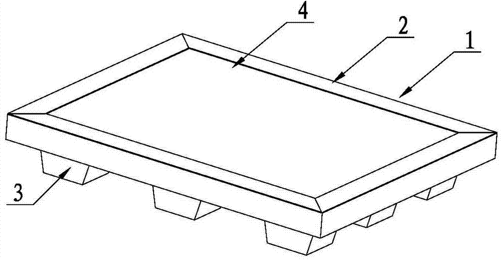 Molded pulp tray with composite structure and production method thereof