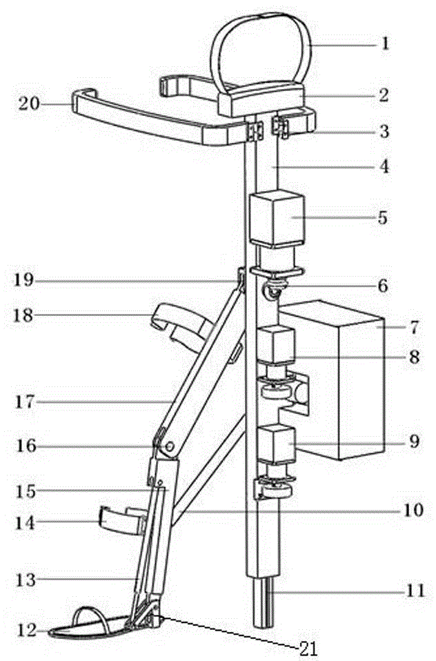 Special lower limb exoskeleton for hemiplegic patient, using method thereof and stability validation method