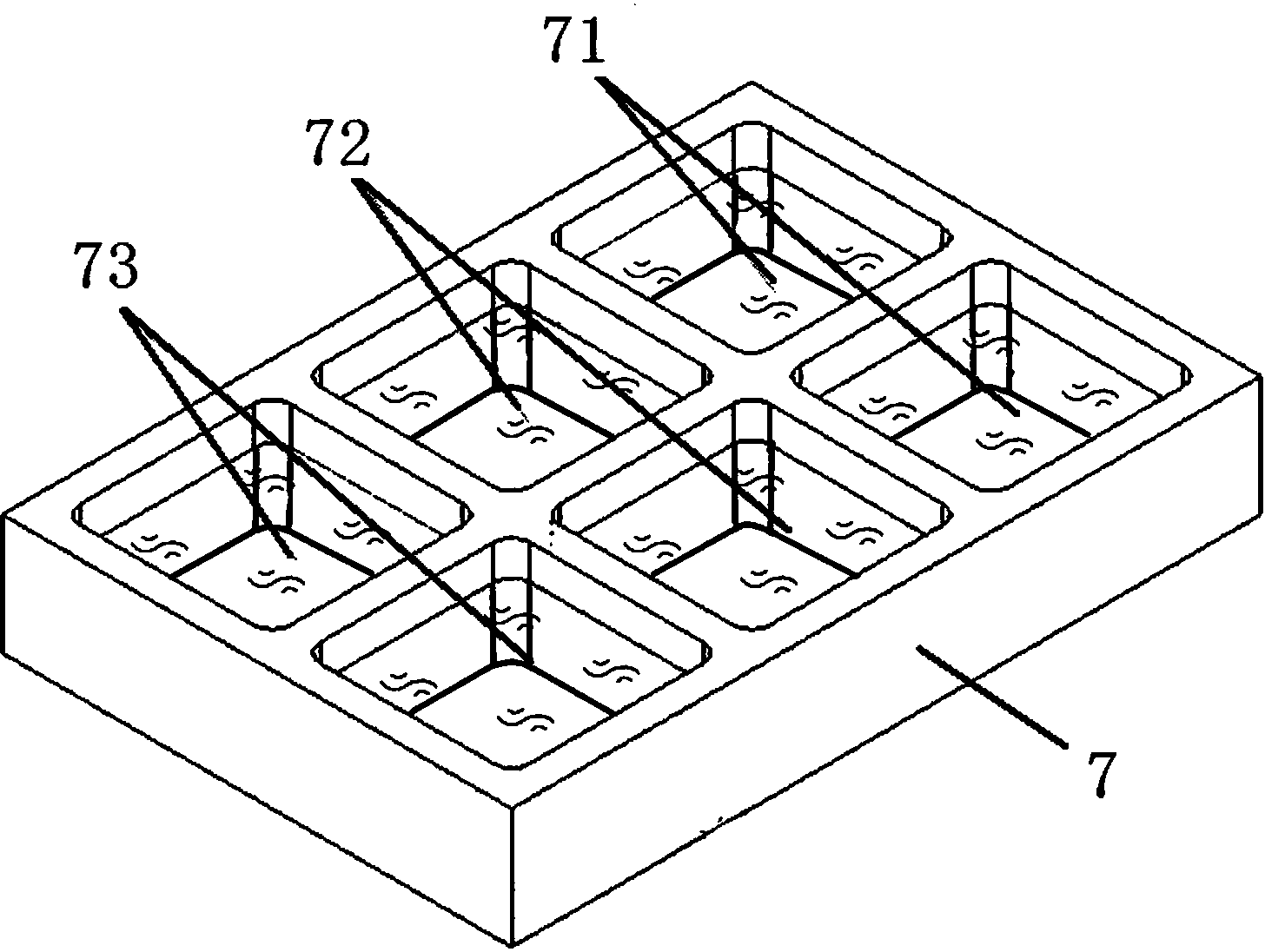 Magnetic probe search type cell sorting device