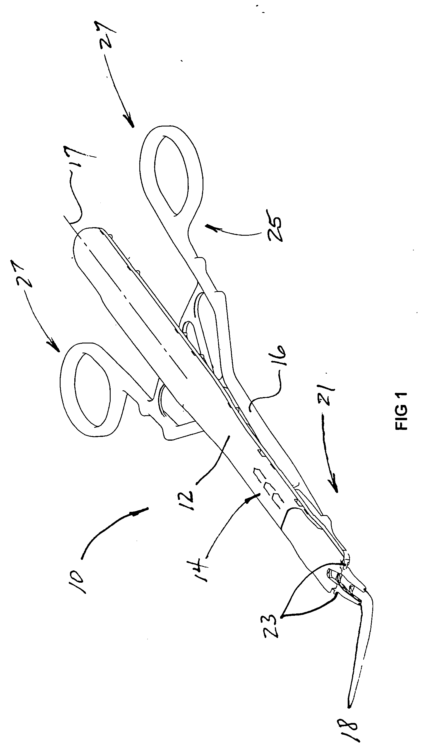 Surgical instrument with improved handle assembly