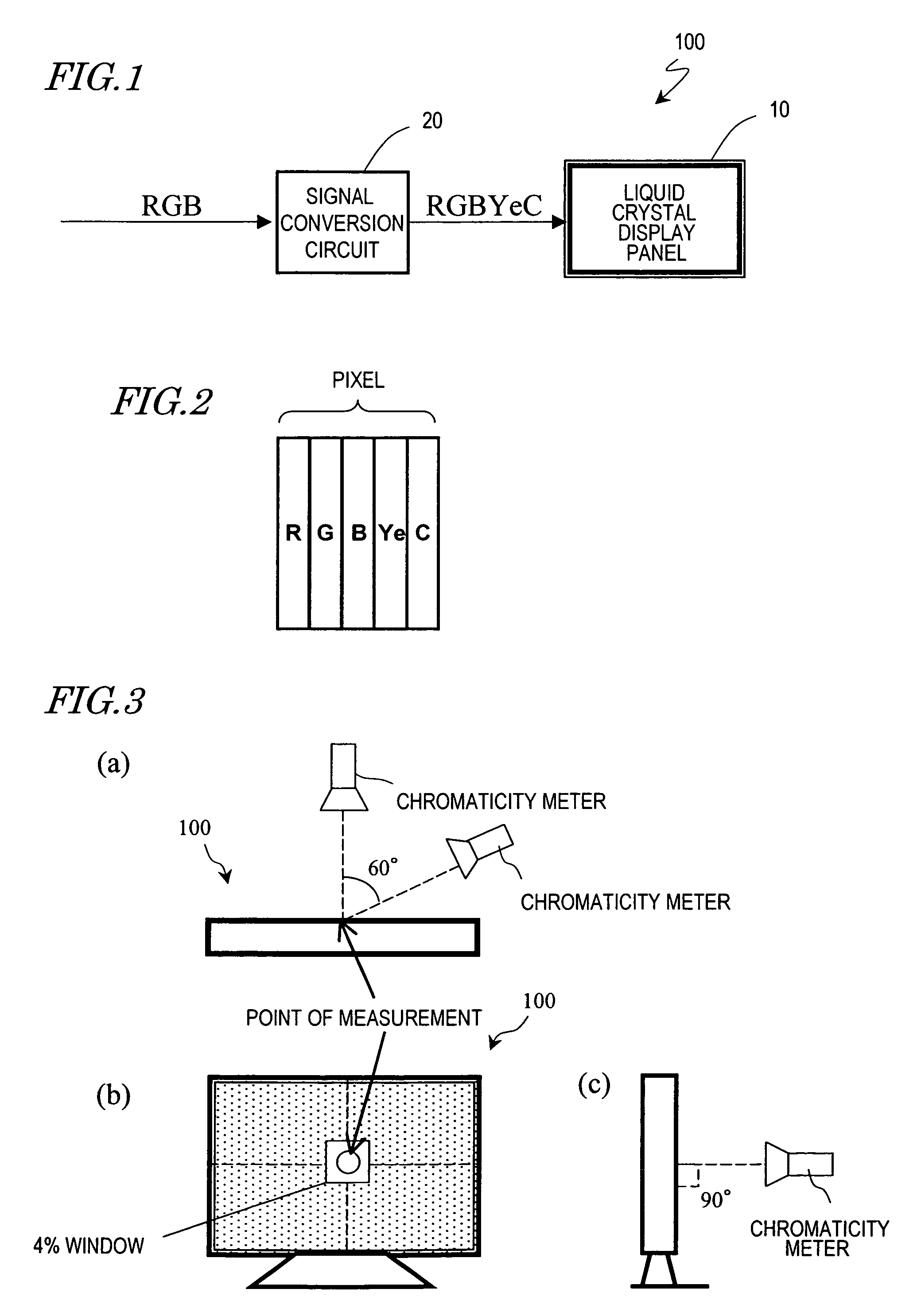 Signal conversion circuit and multiple primary color liquid crystal display device with the circuit