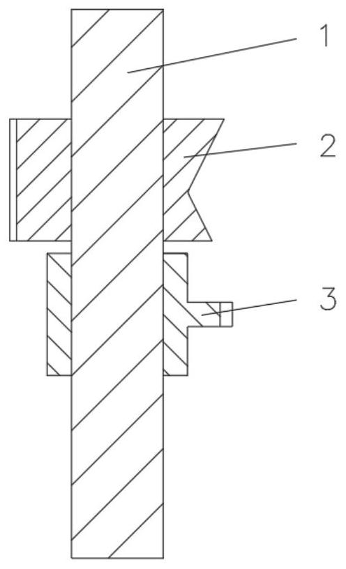 Press-fitting positioning device for gear selecting and shifting waveform block of manual transmission