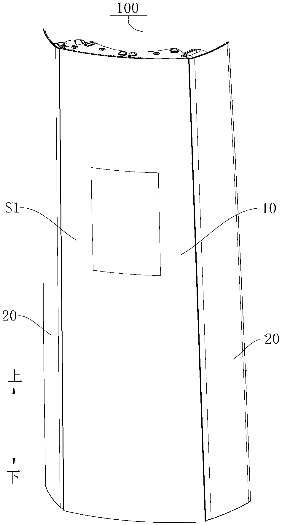 Air conditioner indoor unit and air conditioner with same