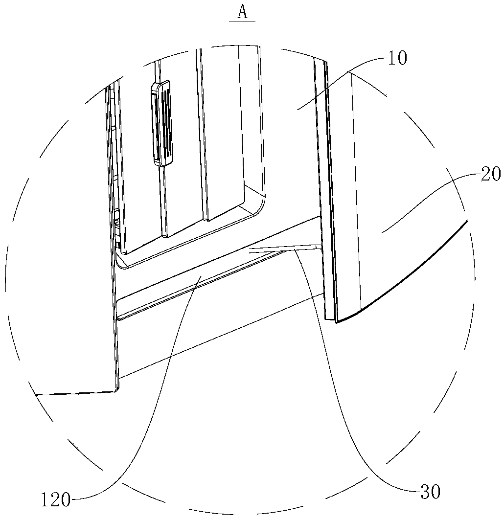 Air conditioner indoor unit and air conditioner with same