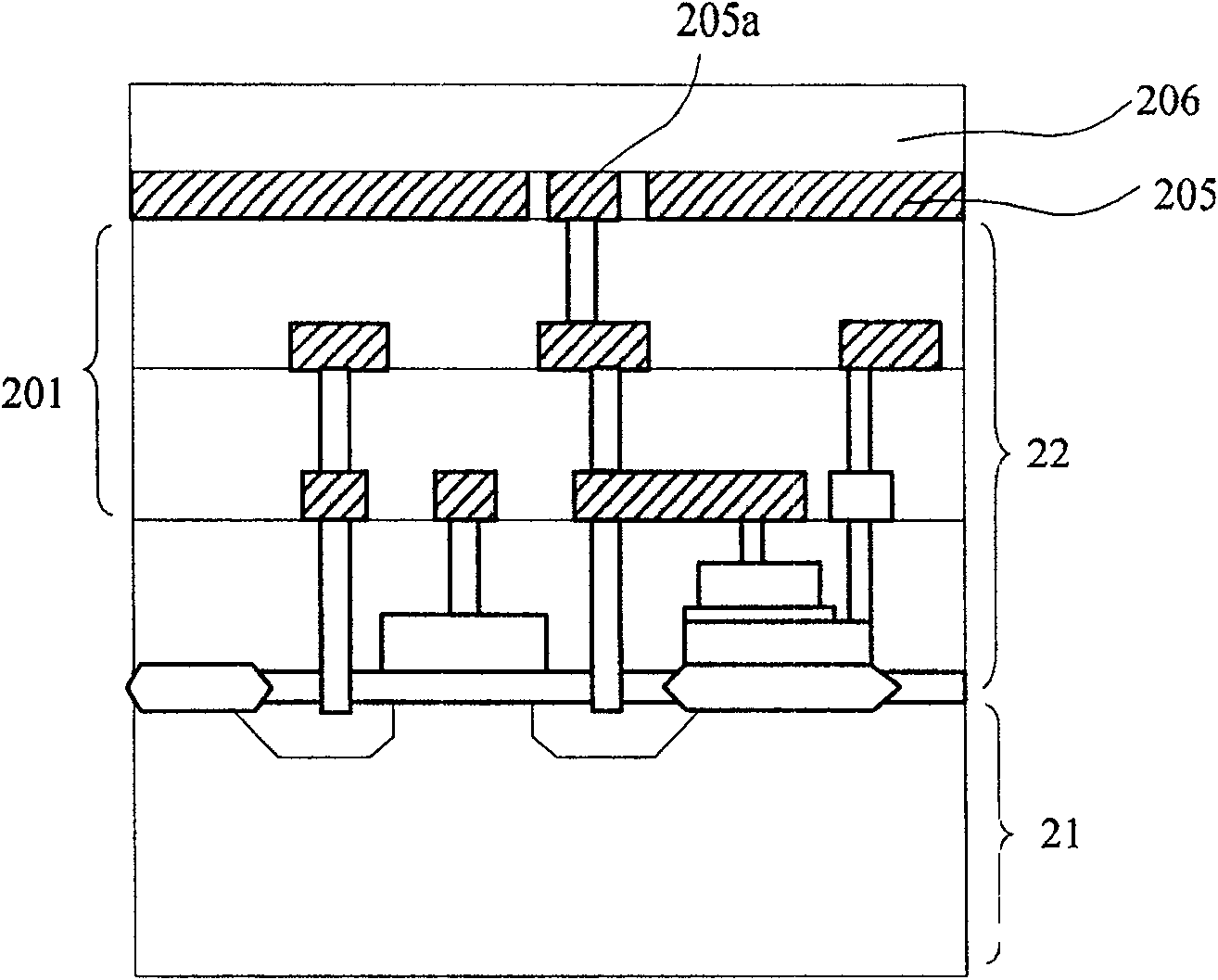 Silicon based LCD micro- display and method for forming same