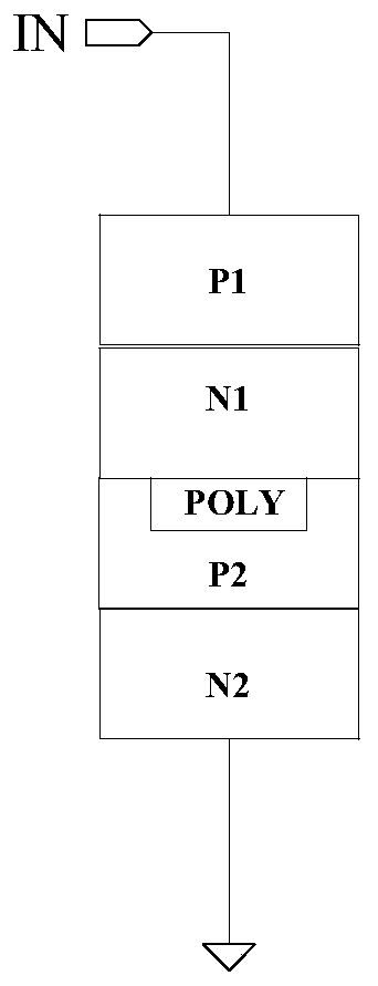 An electrostatic discharge protection circuit