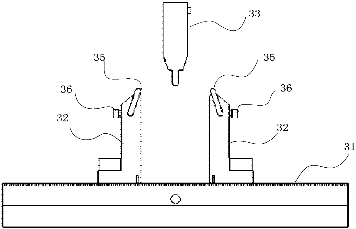 Composite material interlaminar shear test fixture