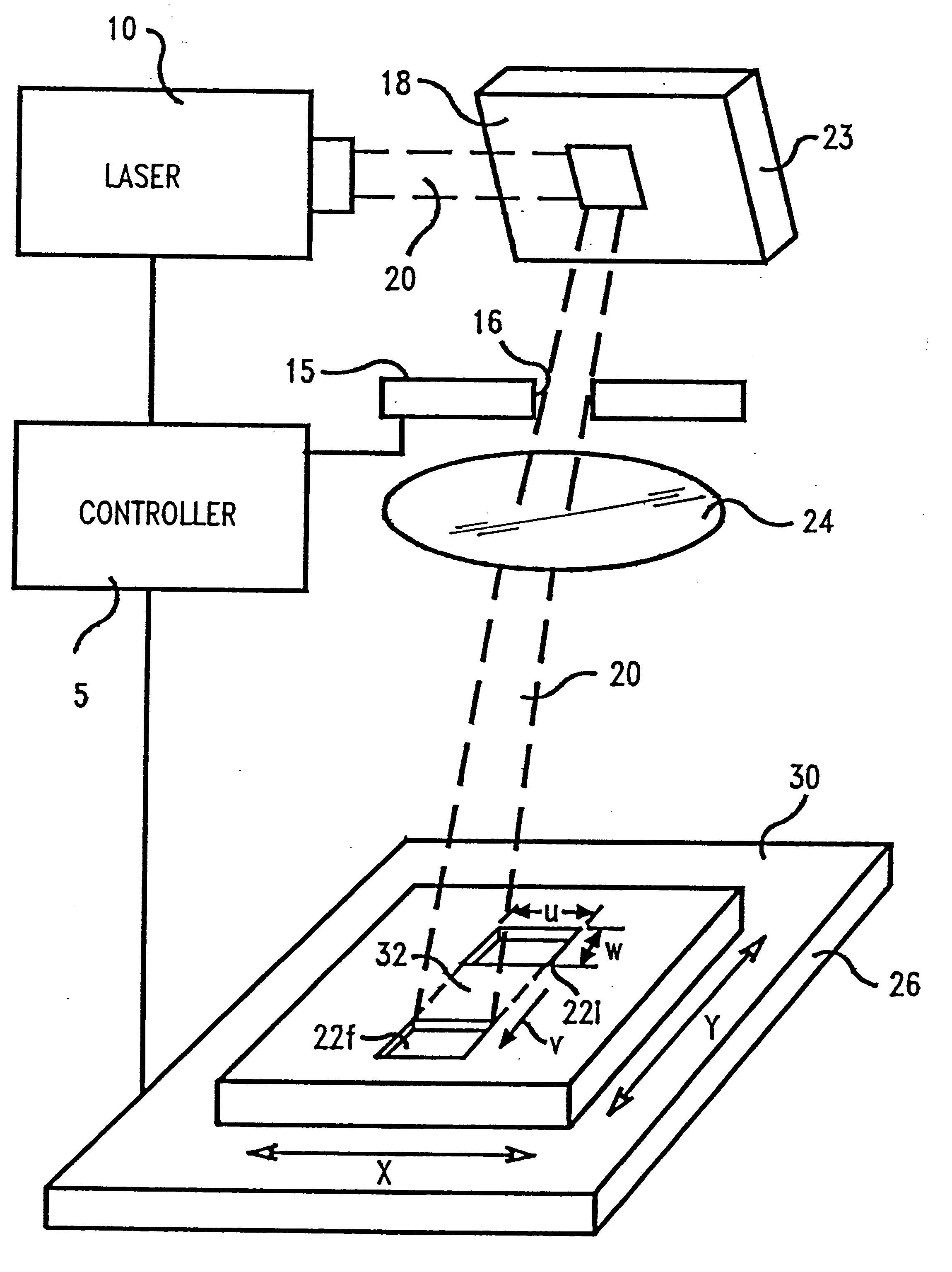 Method for creation of inclined microstructures using a scanned laser image