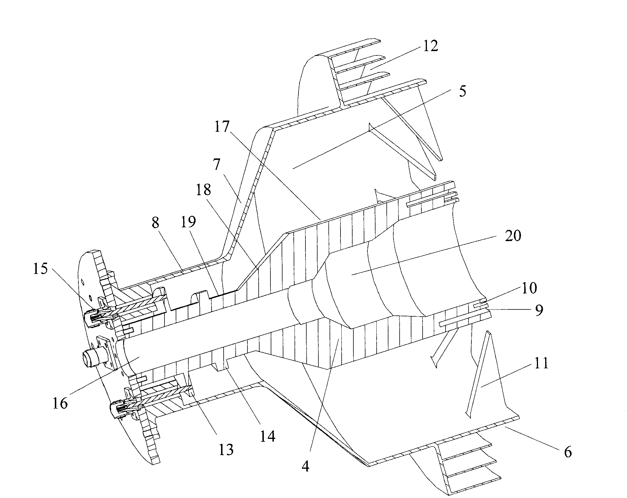 Double frequency feed source