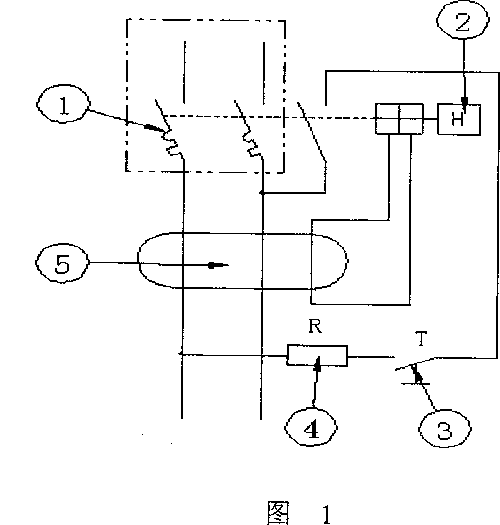 Electromagnetic residual current action protector and its protecting method