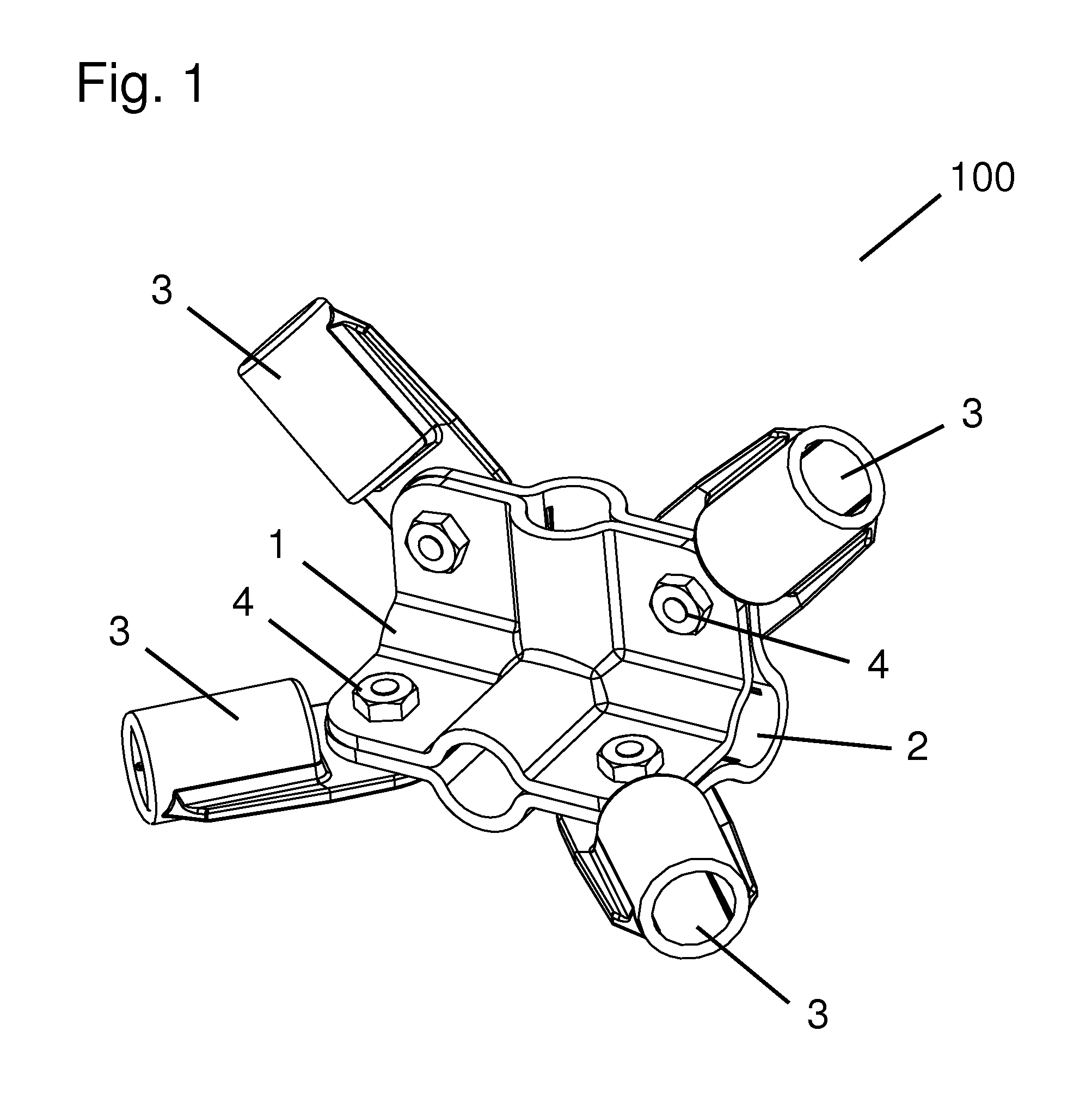 3-dimensional universal tube connector system