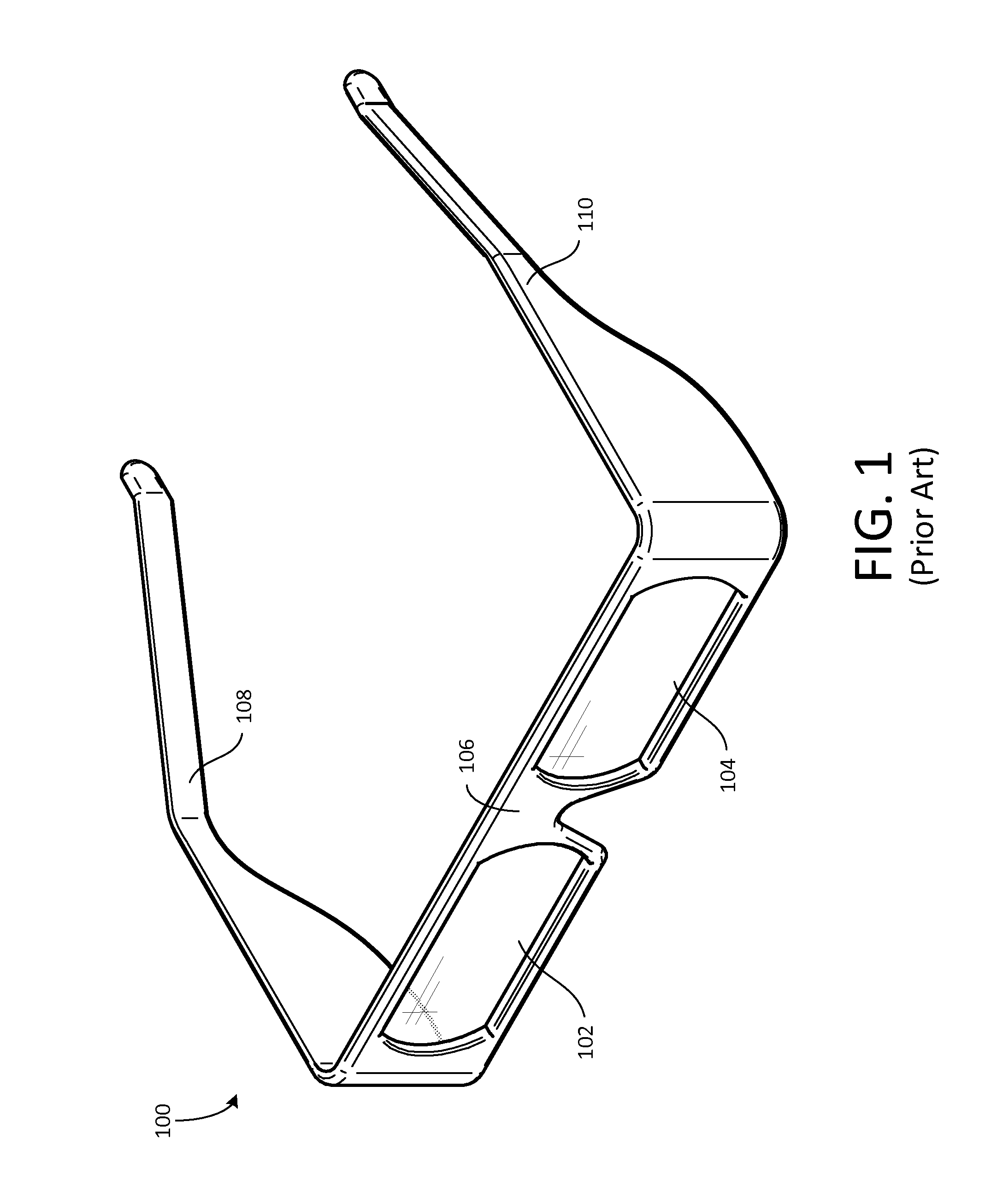 Method of packaging and package of fixed-temple eyewear