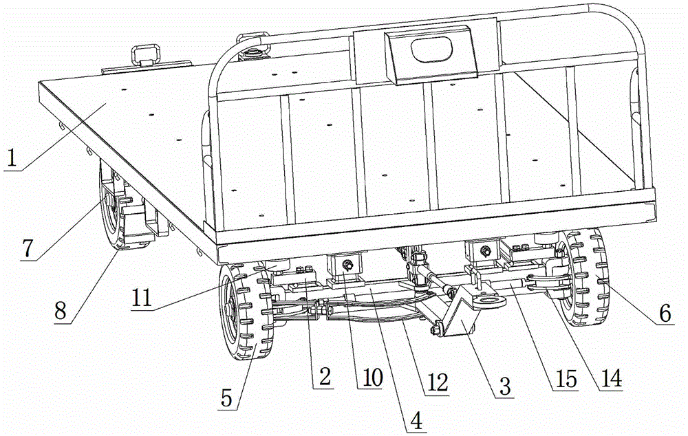 Moving type weighing platform trailer