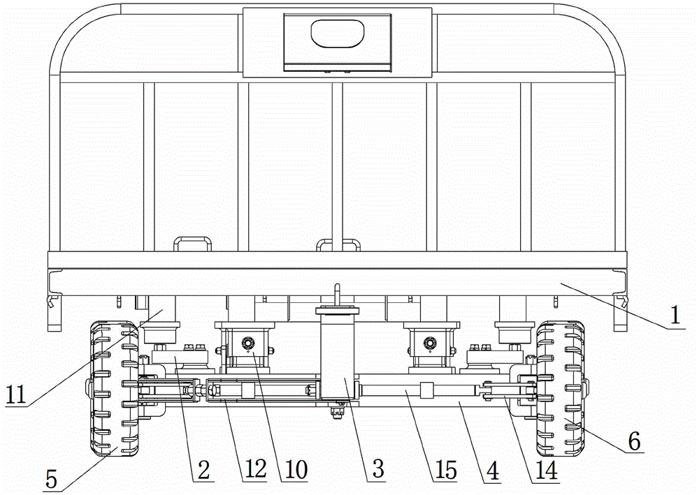 Moving type weighing platform trailer