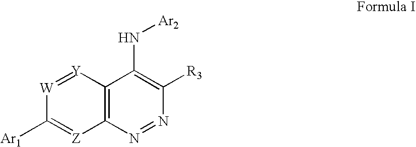 Substituted cinnolin-4-ylamines