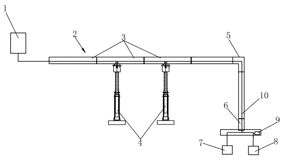 Ecological desilting diffusion measuring device