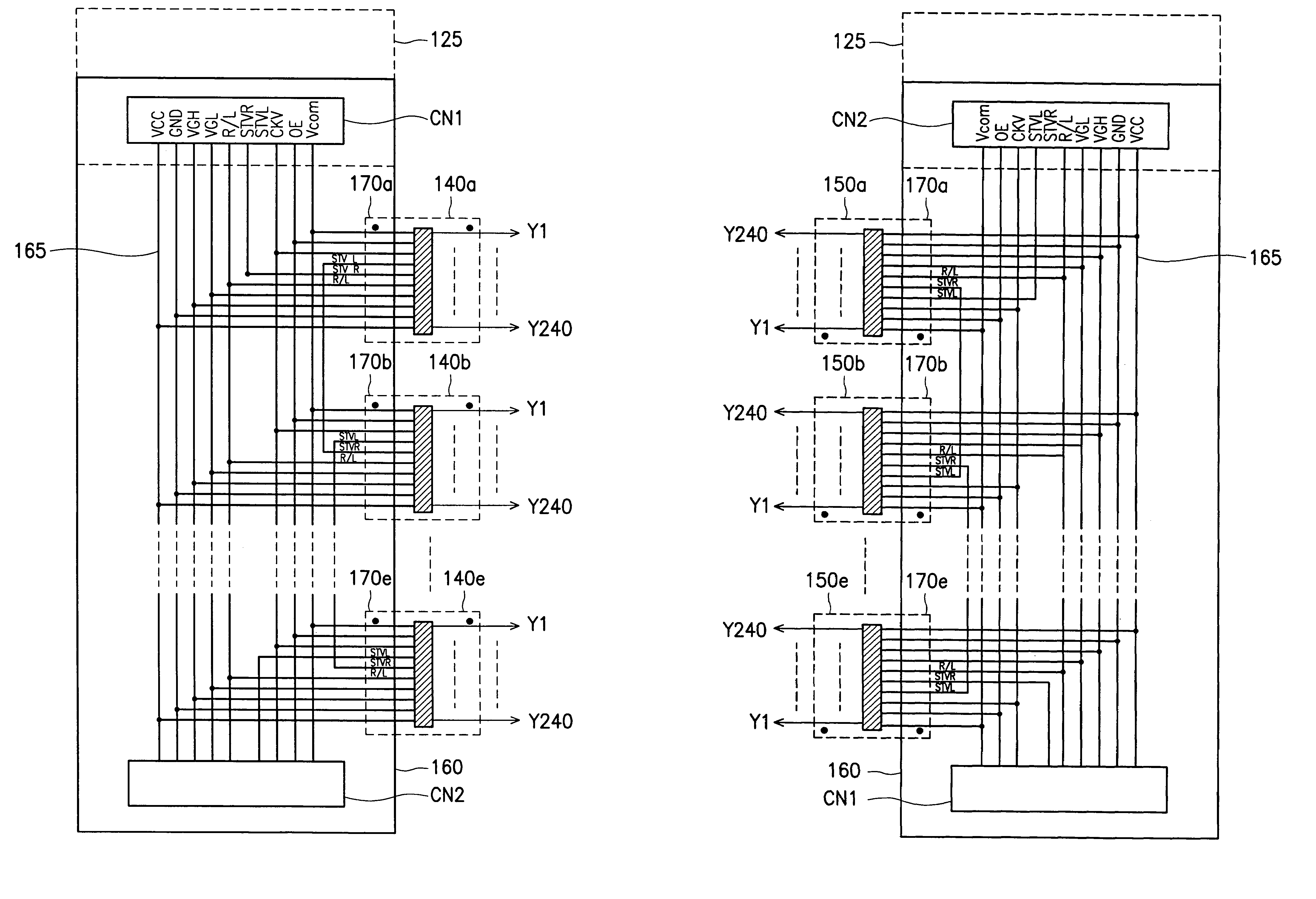 Liquid crystal display module and its scanning circuit board