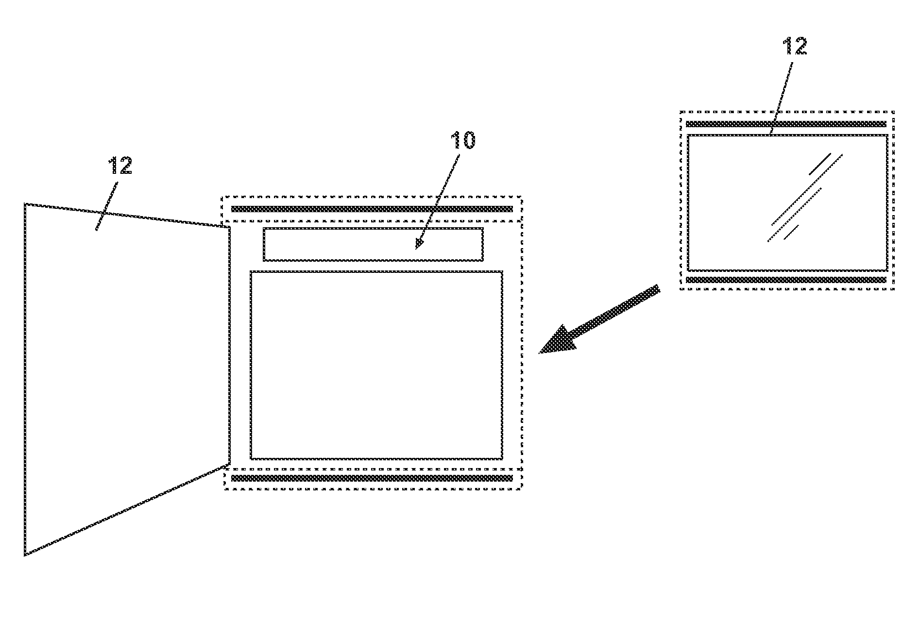 User interface and cooking oven provided with such user interface