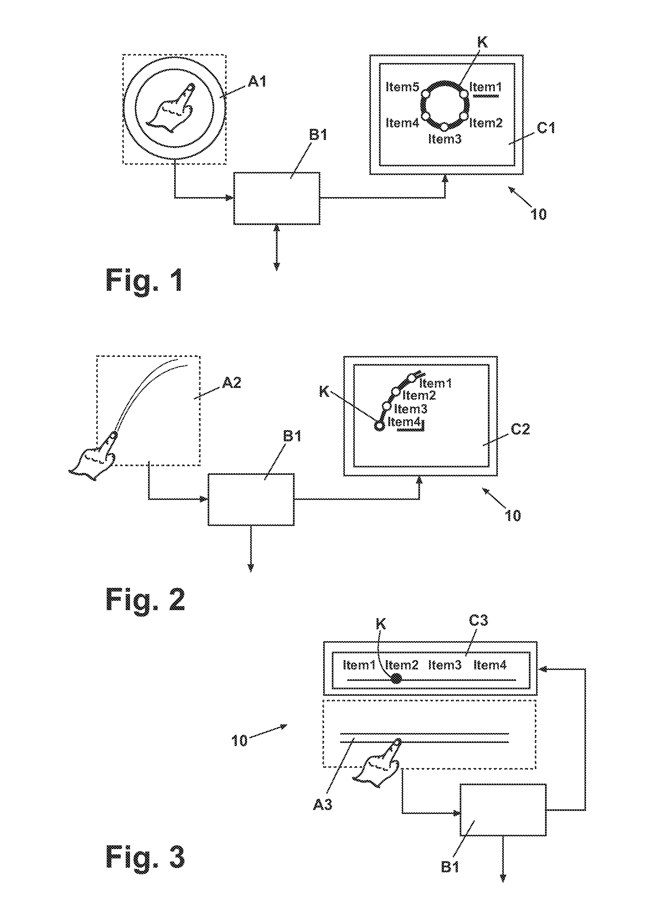 User interface and cooking oven provided with such user interface