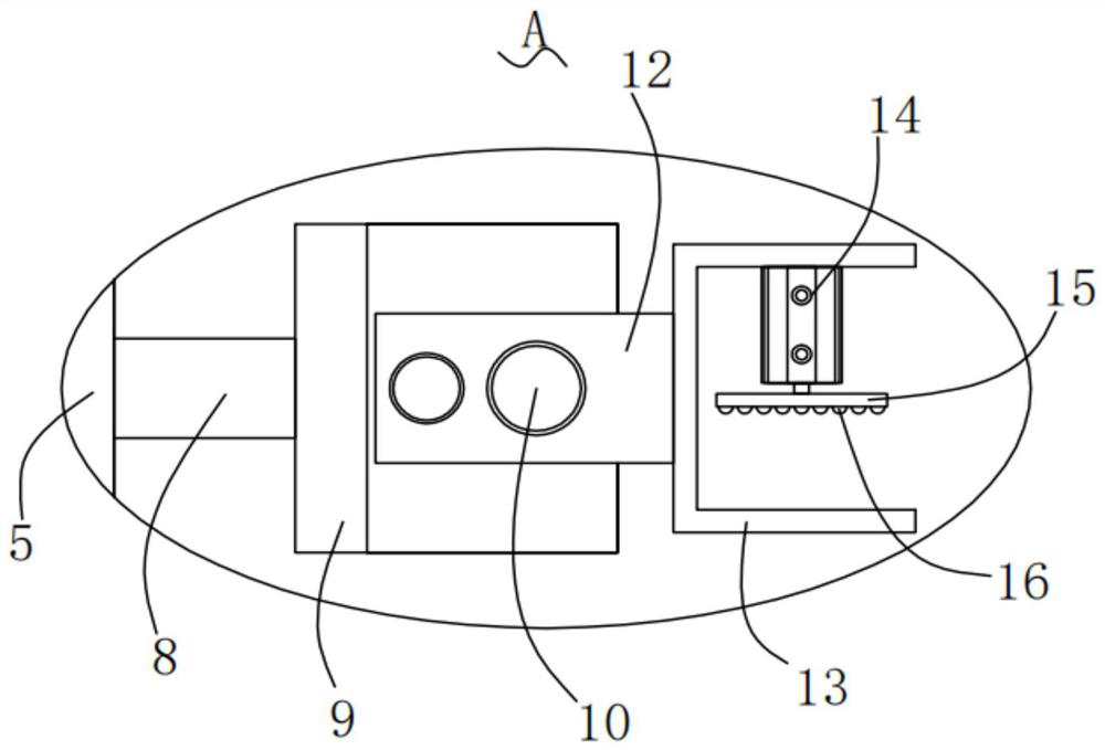 Tensioning device for carbon fiber cloth