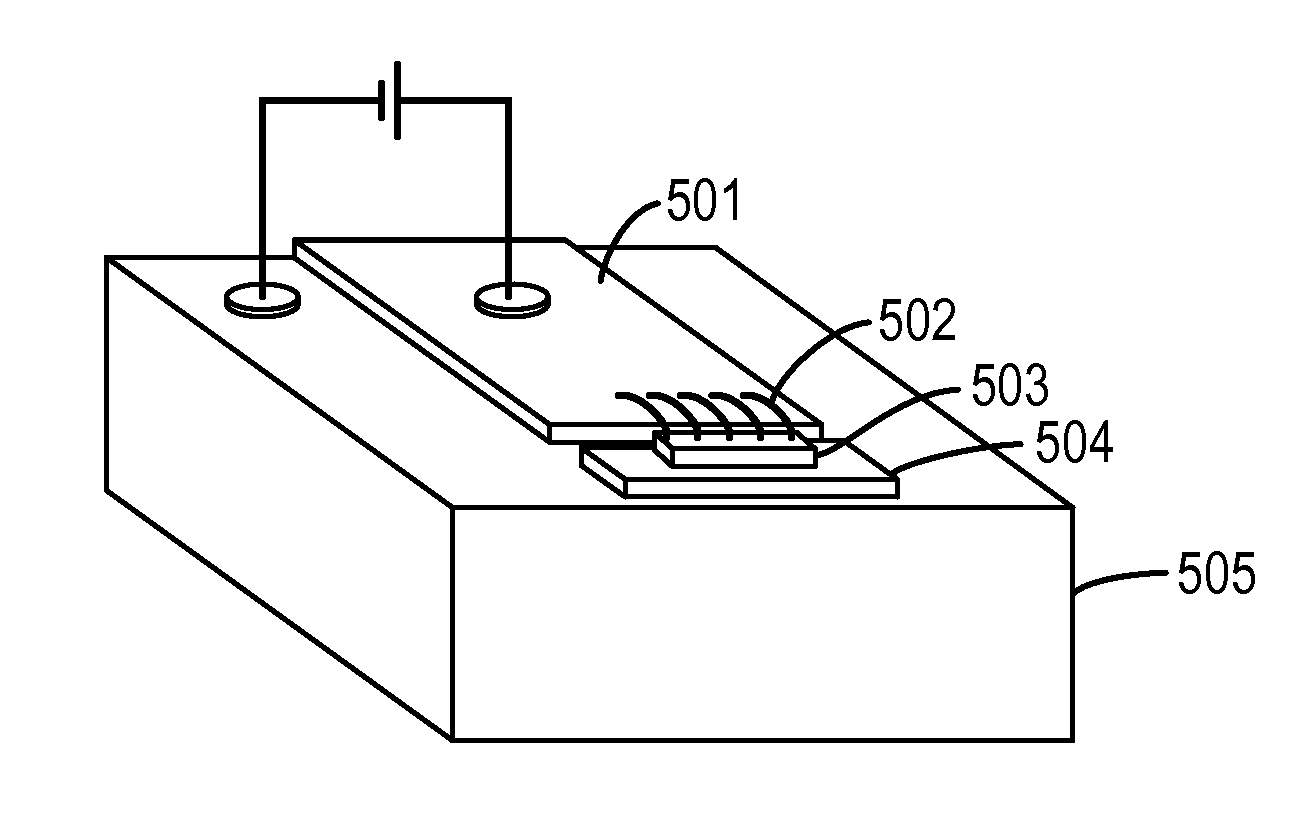 Laser package having multiple emitters with color wheel