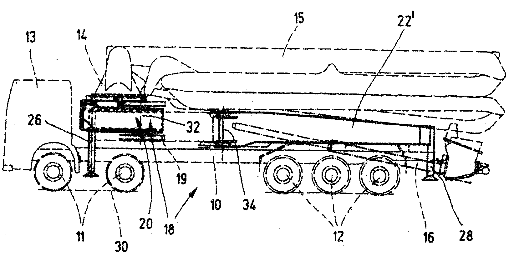 Mobile work machine having support booms