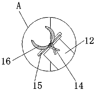 A dragon fruit support device for convenient watering and picking of dragon fruit