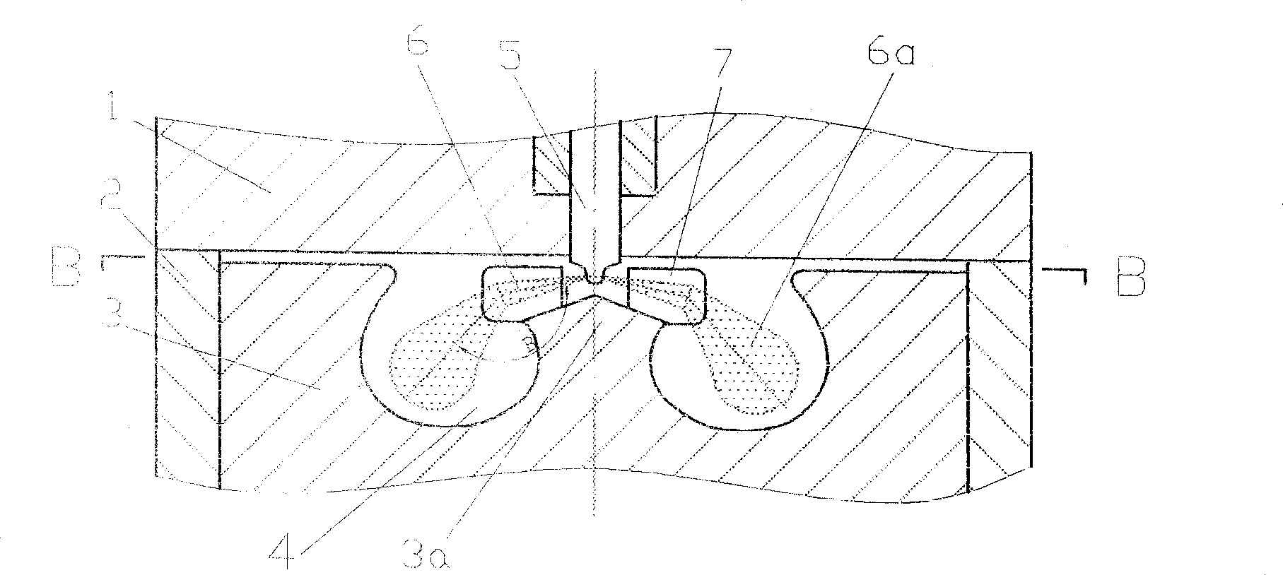 Collision spray burning system of internal combustion engine