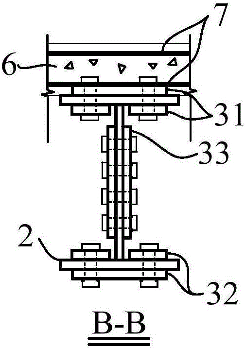 Assembly type steel frame connection node with post-seismic recoverable function