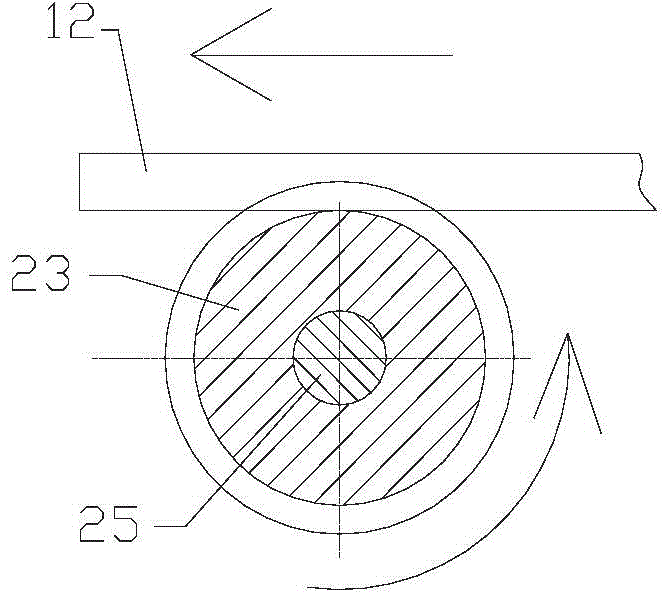 Alignment roller used for bar cold bed