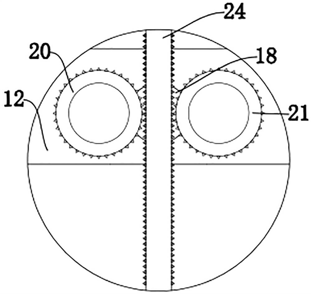 Concrete mixing device