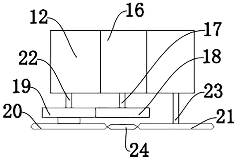 Concrete mixing device