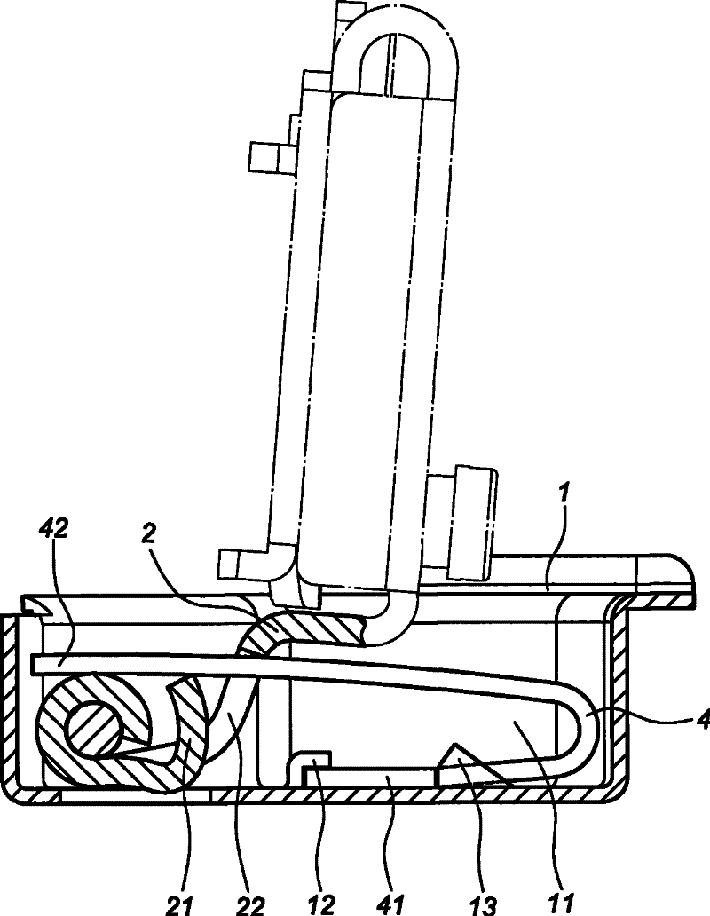 Hinge elastic force apparatus