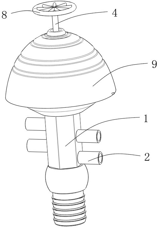 An electric valve for intelligent irrigation and its application