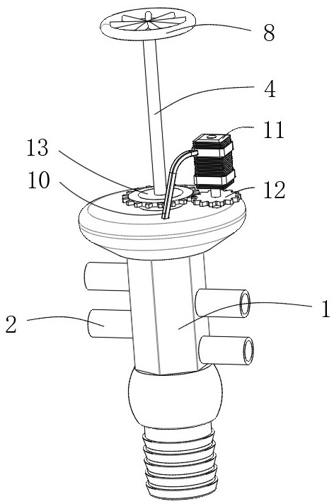 An electric valve for intelligent irrigation and its application