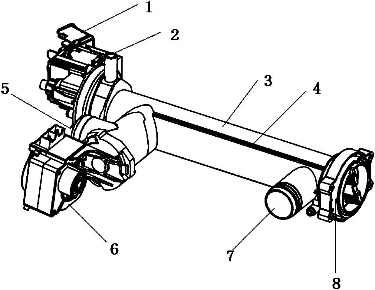 Drainage device and washing machine