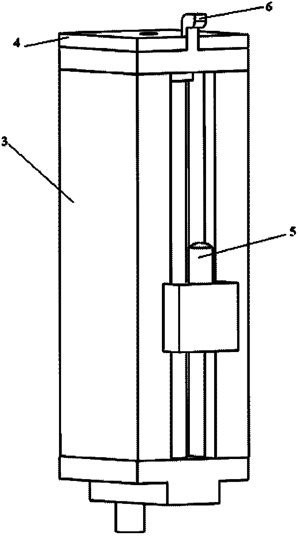 Work piece installing and clamping device in ion beam polishing process and method thereof